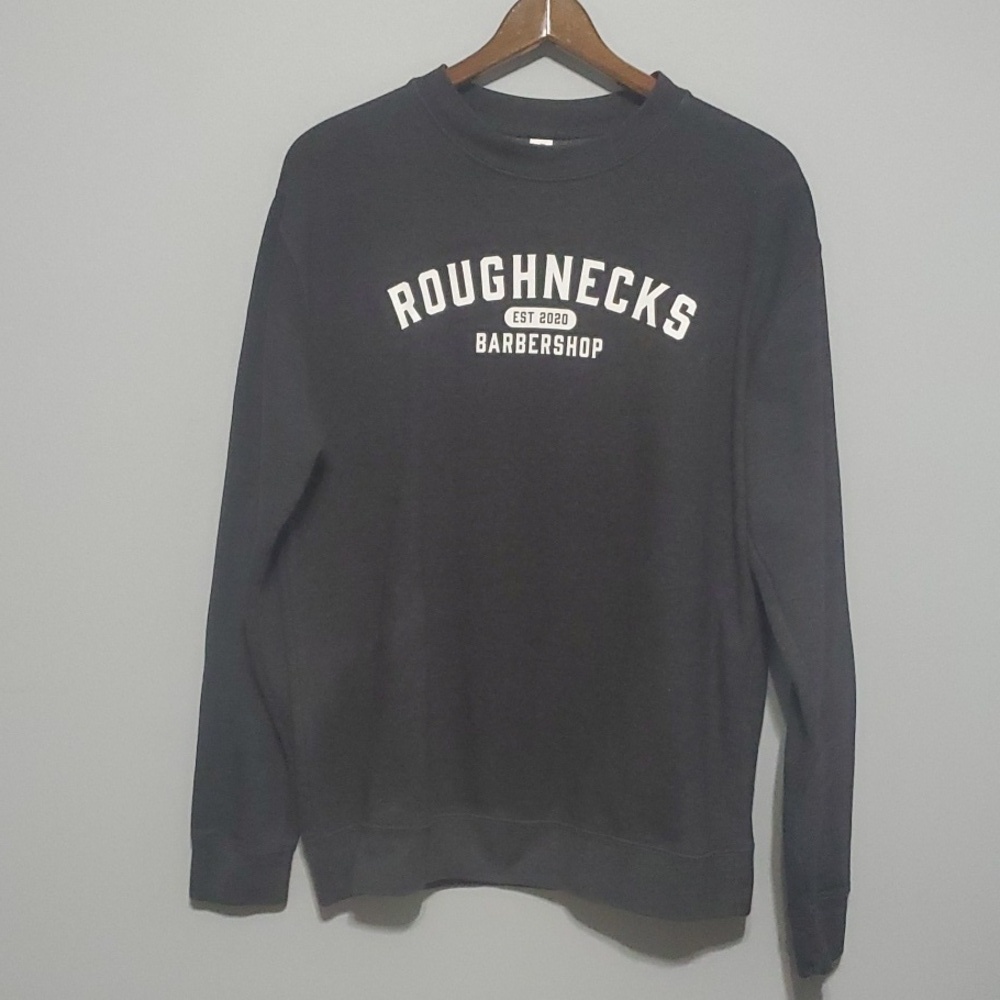 Independent Trading Company mens size large grey white roughnecks barbershop - Picture 3 of 16